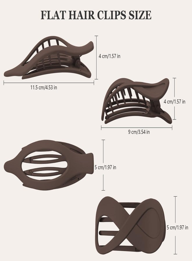Sunolga 8 Pcs French Flat Hair Clips for Women Matte Claw Clips for Thick & Thin Hair No-Slip Hair Claw Strong Hold Styling Barrettes Accessories - Image 5